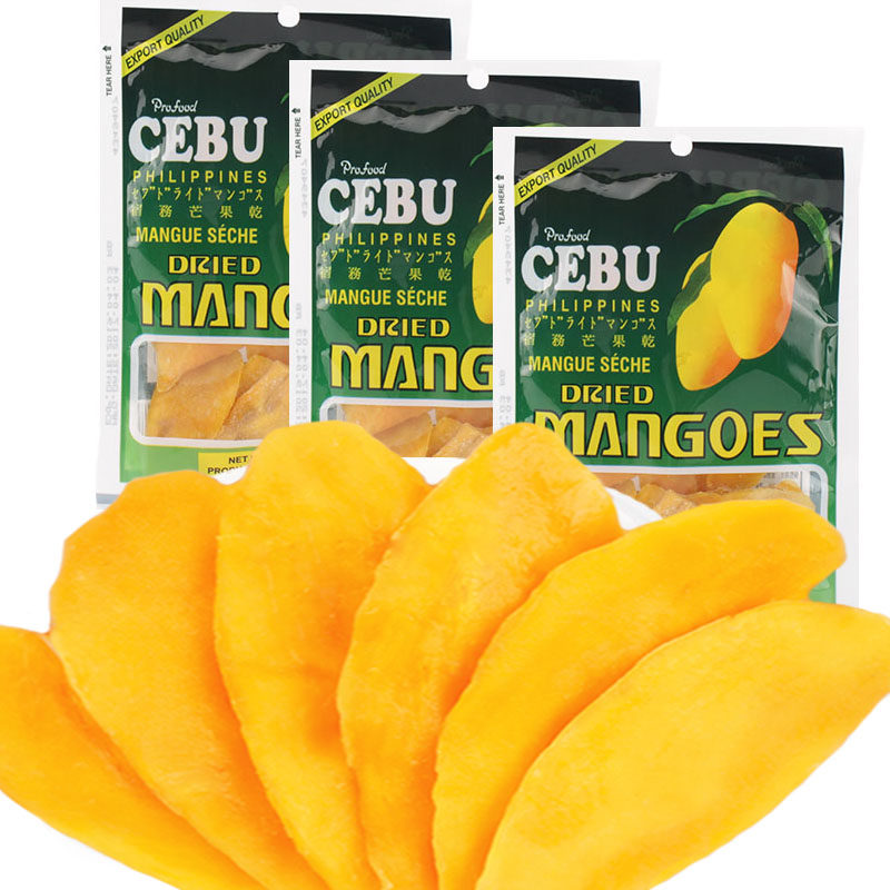 菲律宾进口cebu芒果500g干100g*5 美岁食品芒果干
