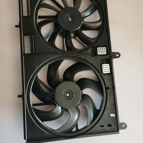 众泰T300 T500电子扇水箱散热器电子扇总成双扇全新原厂 - 图1