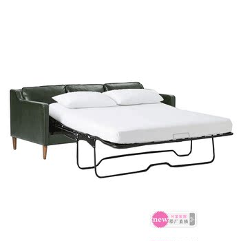 Nordic ງ່າຍດາຍແບບອຸດສາຫະກໍາຫ້ອງການຫ້ອງການອາພາດເມັນຂະຫນາດນ້ອຍຫ້ອງດໍາລົງຊີວິດແສງສະຫວ່າງອອກແບບຫລູຫລາຂອງຫນັງສິລະປະ fabric sofa bed ຢາງສອງຈຸດປະສົງ
