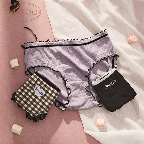 Нижнее белье, тонкие хлопковые штаны, модные трусы, городской стиль