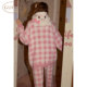 Nutshell pajamas for women winter mikko joint new half-velvet warm women's home wear set D
