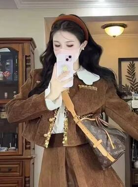 巨显白南瓜橘丝绒发箍秋冬高颅顶