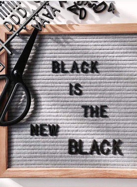 毛毡字母留言板ins木质相框拼图