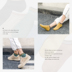 Vớ nữ bằng vải cotton mỏng tất cotton Langsha mùa hè nữ mùa hè thoáng khí dễ thương vớ Nhật Bản - Vớ hàng tuần các loại tất vớ nam nữ Vớ hàng tuần