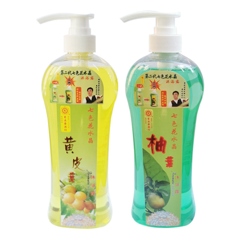 华兴行七色花水晶佛教供佛斋浴杀菌黄皮柚叶1l沐浴露新款斋戒 杰荣香行 淘优券