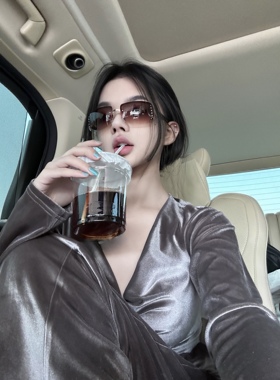 长方形休闲女性太阳镜