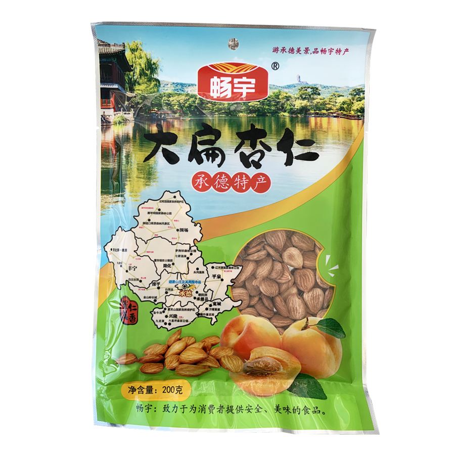 河北承德特产南甜杏仁大扁原味坚果干果零食多种口味新货400g袋装