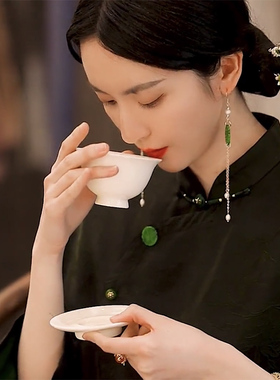 圆形胸针天然复古风女