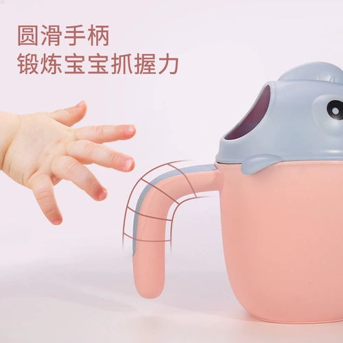 Детская пластиковая ложка для мытья головы, детское средство детской гигиены, банный ковш, увеличенная толщина