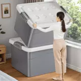 佳帮手 Вместительный и большой ящик для хранения, пластиковая игрушка, очень большая коробка для хранения, увеличенная толщина