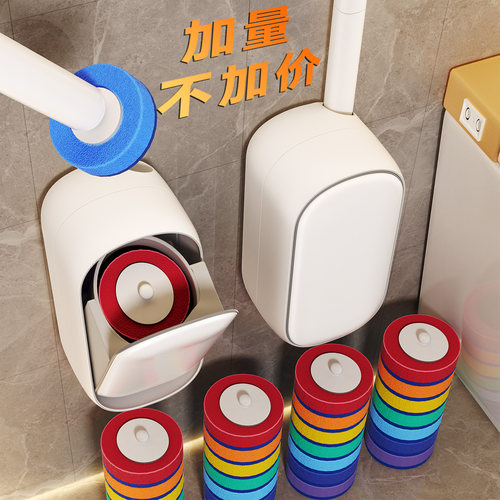 佳帮手壁挂一次性马桶刷家用无死角新款卫生间洗厕所刷子清洁神器 - 图0
