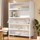40cm high 6-layer white extra-large capacity storage cabinet