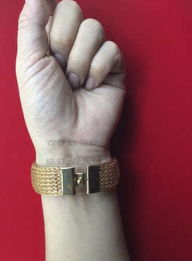 镶嵌天然玉石珠宝手链美国现货