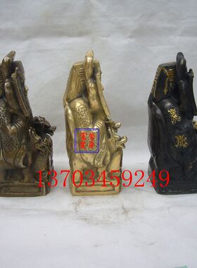 风水铜器神像土地爷工艺摆件