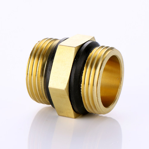 免生料带黄铜外丝直接带密封圈1寸变6分转4分对丝双外牙接头配件 - 图2
