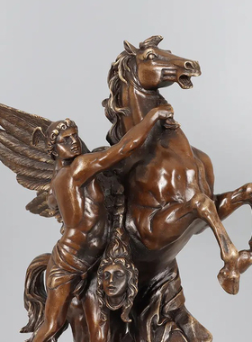 铜雕塑珀尔修斯波尔修斯美杜莎