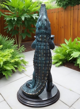 世界托盘会所草坪门厅摆件工艺品