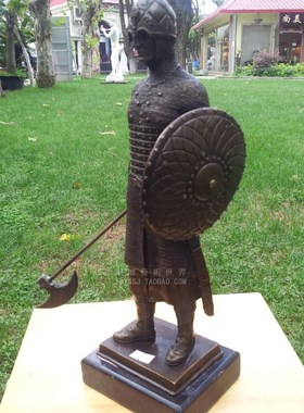 武士摆件商务工艺品