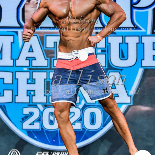 Men's fitness competition beach pants quick dry summer