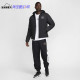 Nike THERMA-FIT windproof ແລະອົບອຸ່ນຂອງຜູ້ຊາຍກິລາບາດເຈັບແລະ hooded ເສື້ອຝ້າຍ HM0198-011