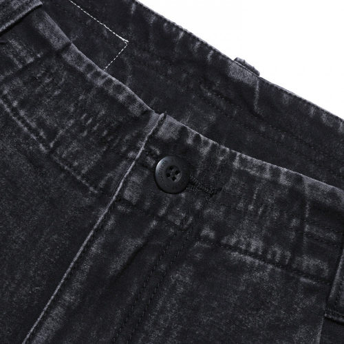 MADNESS WASHED ARMY SHORTS 20SS雪花水洗双袋工装短裤男余文乐 - 图1