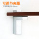 Zinc alloy fixed clip, adjustable clamp distance range