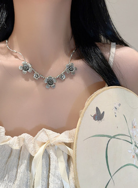 新中式异域民族风蝴蝶项圈