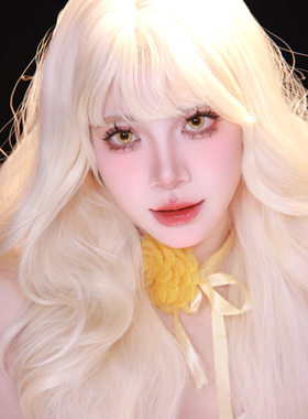 超仙欧根纱黄玫瑰锁骨链