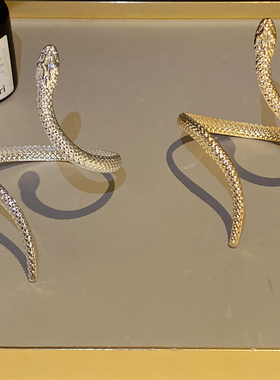 欧美小众设计蛇形手镯个性夸张