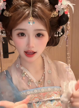 新中式古风汉服璎珞项链