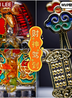 李加奇KAKEILEE财神爷项链2026马年新年礼物招财转运百搭配饰