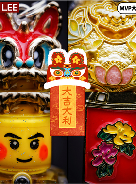 李加奇KAKEILE原创国潮大吉大利吊坠新年招财转运礼物百搭项链