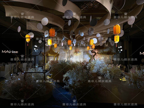 婚庆S吊顶幔吊顶纱顶幔云顶幔牛奶丝加厚弹力布平面布婚礼堂吊顶 - 图2