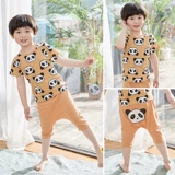 Детские летние нарукавники для мальчиков, детский комплект, детская летняя летняя одежда, шорты, спортивный костюм, короткий рукав, детская одежда