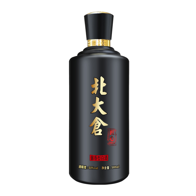 北大仓匠心白酒 53度酱香型 500ml*6瓶/箱 国标优级 盒装白酒