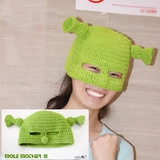 Трикотажный зеленый забавный мультяшный слайм, шлем, шапка, «сделай сам», монстрик, подарок на день рождения