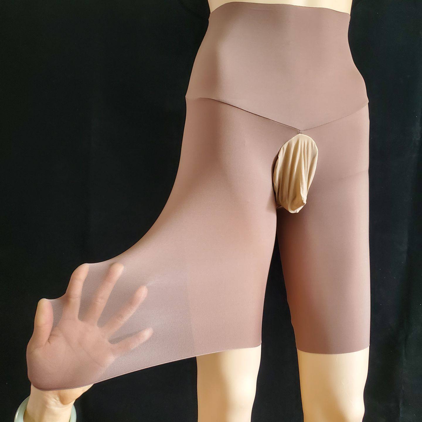 大码枪弹分离防磨腿冰丝内裤男加长运动速干薄款大囊袋平角裤高腰,淘宝优惠券,粉丝福利购,淘宝优惠卷