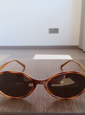 复古圆形板材小椭圆太阳镜男女同款高级感个性防紫外线方圆脸墨镜