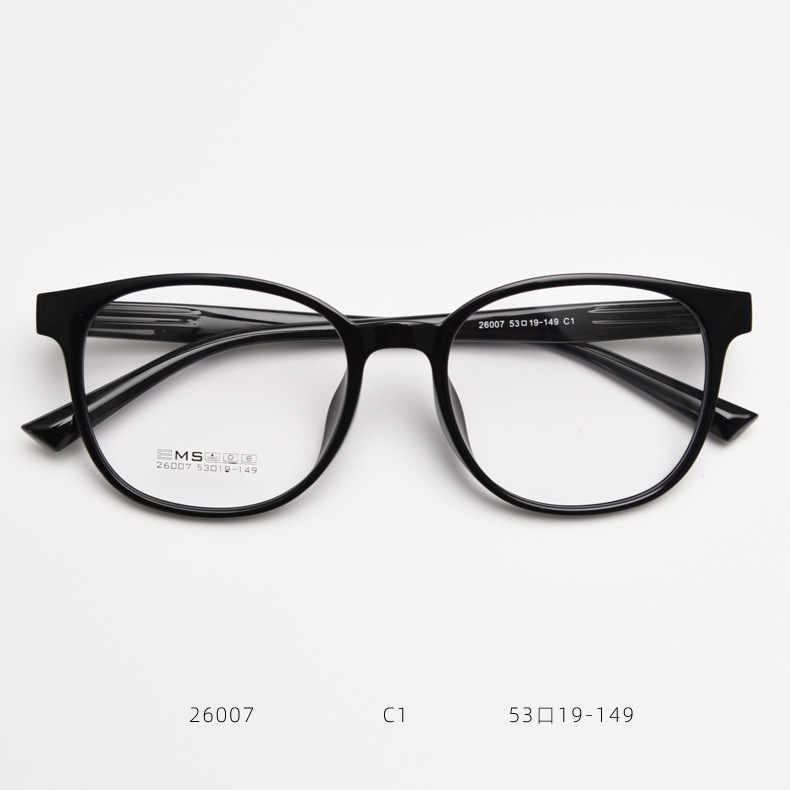 复古方圆大框玳瑁色眼镜男女TR90近视眼镜框潮文艺防蓝光平光镜架 - 图1