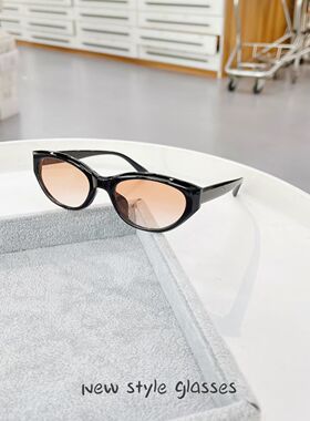 复古玳瑁色猫眼墨镜女2026新款高级感素颜太阳眼镜显脸小防紫外线
