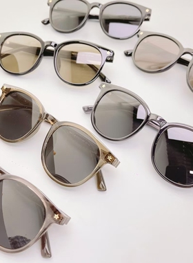 超轻大框浅色偏光太阳镜男女潮素颜遮光墨镜方圆形开车近视太阳镜