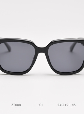 蓝色大框偏光太阳眼镜潮男女网红复古墨镜防紫外线开车专用显脸小