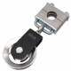 Hanging pulley for fixed round pipe, homemade fitness pull-down roller 22/25/28/30/32 round pipe clamp can be rotated