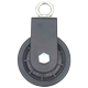 Fitness pulley complete set including hanging ring U-shaped frame