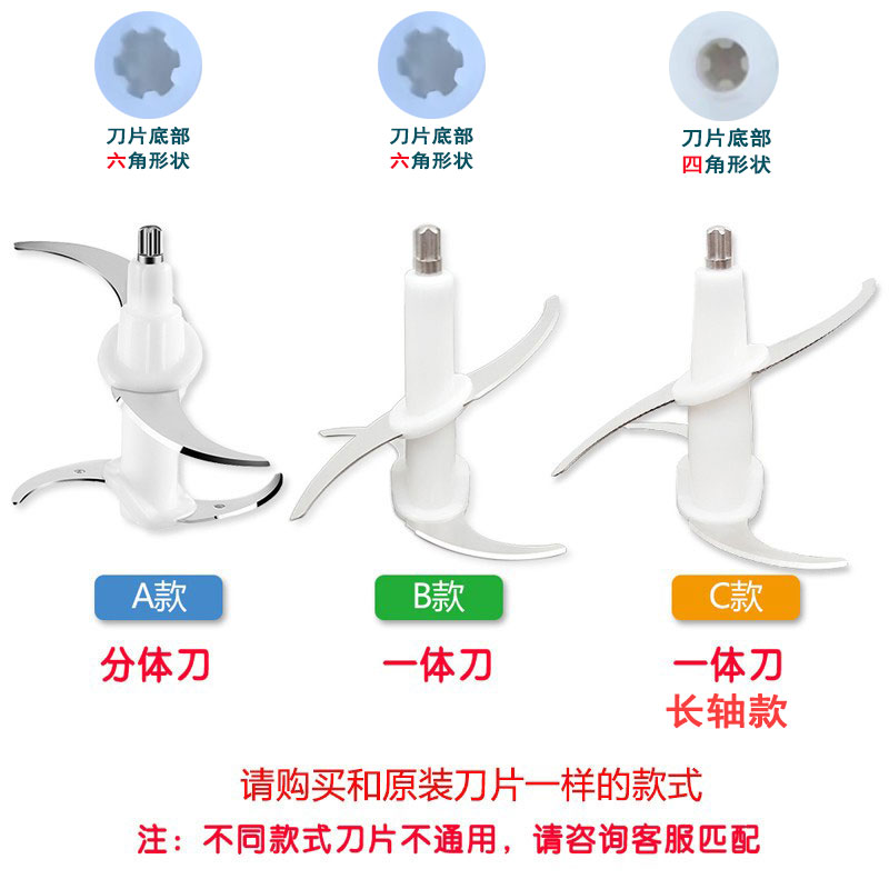 适配九阳绞肉机S18-LA173/170/193/183/186切碎机一体刀片配件 - 图2