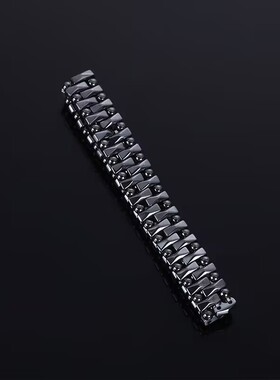 【正品】天然黑胆石磁石手链太赫兹手链时尚磁疗手链能量石手环