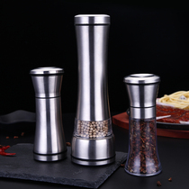 New 304 Stainless Steel Grinding Machine Now Grinding Pepper Grinding Machine Hand Prickly Pepper Pepper Powder Grinding Bottle Sauce Bottle