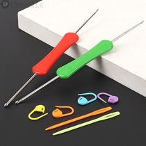 Double head crochet needle sweater needle thickness crochet needle small hook stitch knit sweater stitch hand knitting tool hat crochet needle tool