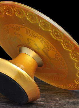 合金财神观音佛前供果盘