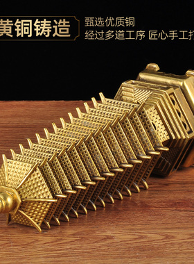 全铜层文昌塔摆件风水客厅